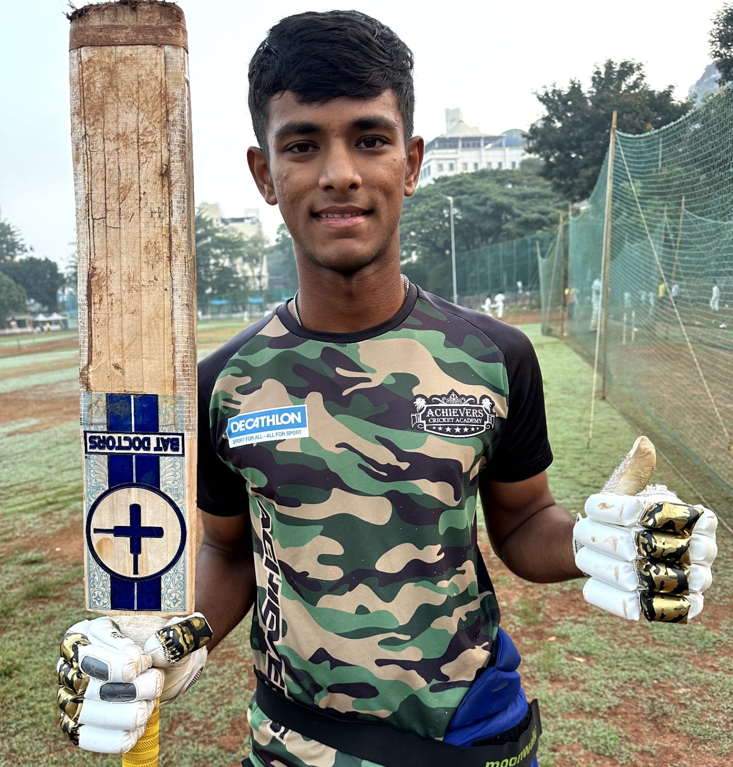 harsh tathare from achievers cricket academy