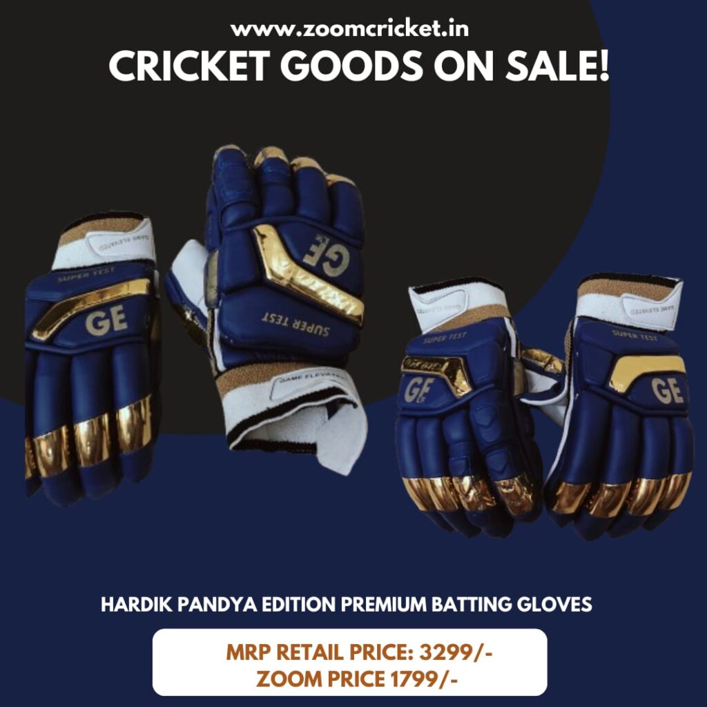 hardik pandya edition batting gloves