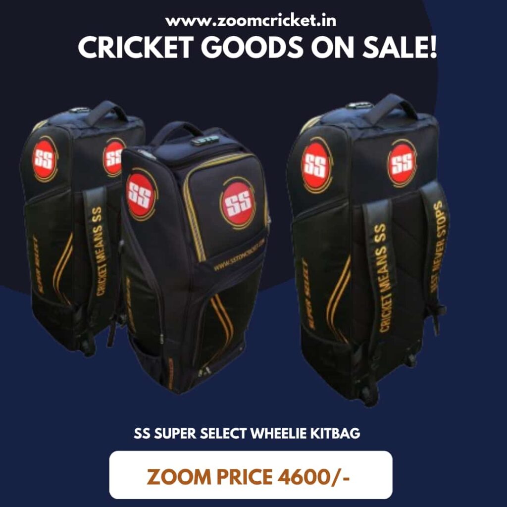 ss super select wheelie cricket kitbag