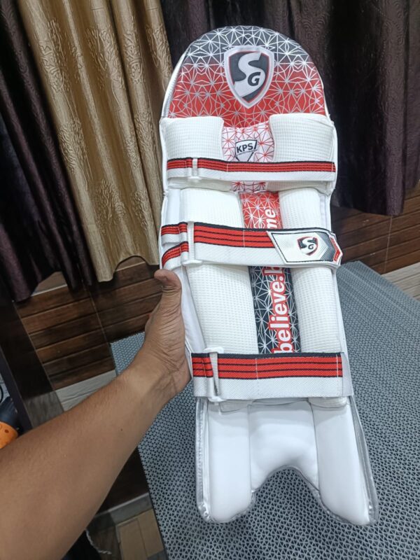 sg batting pads white