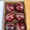 red leather balls