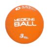 SAS Rubber Medicine Balls Smooth and Tread Textured Grip Dead Weight Balls for Cardio and Core Workouts, Cross/Strength Training (Size: 3 KG)