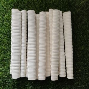 white rubber cricket bat grip