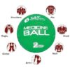 SAS Rubber Medicine Balls Smooth and Tread Textured Grip Dead Weight Balls for Cardio and Core Workouts, Cross/Strength Training (Size: 2 KG)