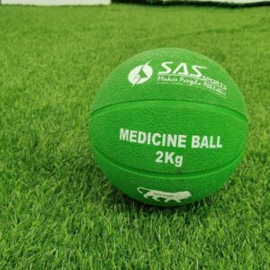 SAS Rubber Medicine Balls Smooth and Tread Textured Grip Dead Weight Balls for Cardio and Core Workouts, Cross/Strength Training (Size: 2 KG)