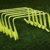 SAS Agility Hurdles Flat, 9 inch for Field Training and Speed Coordination | Hurdles for Training, Practice, Exercise & Fitness | Pack of 6