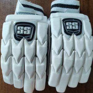 ss gladiator white batting gloves