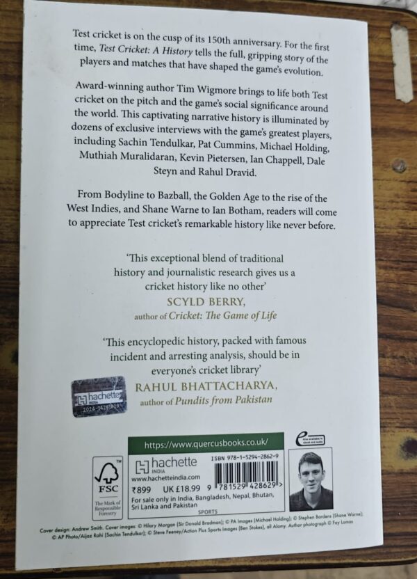 test cricket a history by tim wigmore
