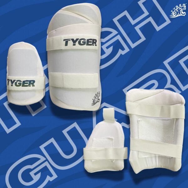 azure cricket thigh pads