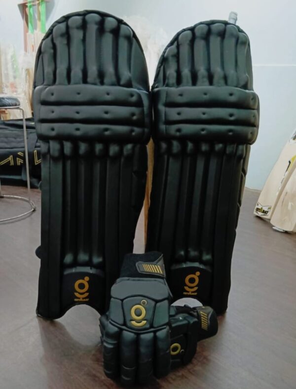 black test batting pads