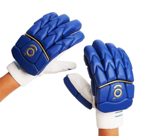 gab dominance blue cricket batting gloves