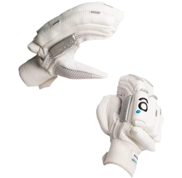 gab white cricket batting gloves