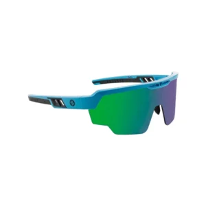 SASA Raptor Turquoise Blue Frame Green Revo Lens Sports Sunglasses