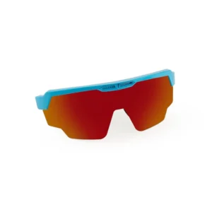 SASA Raptor Turquoise Blue Frame Ice Blue Revo Lens Sports Sunglasses