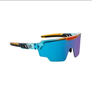 SASA Raptor Translucent Blue Orange Frame Ice Blue Revo Lens Sports Sunglasses