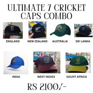 7 cricket caps combo