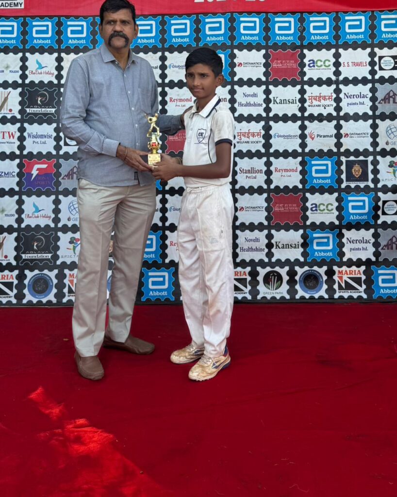Neeraj Girase was declared Man Of the Match for his batting performance in while chasing