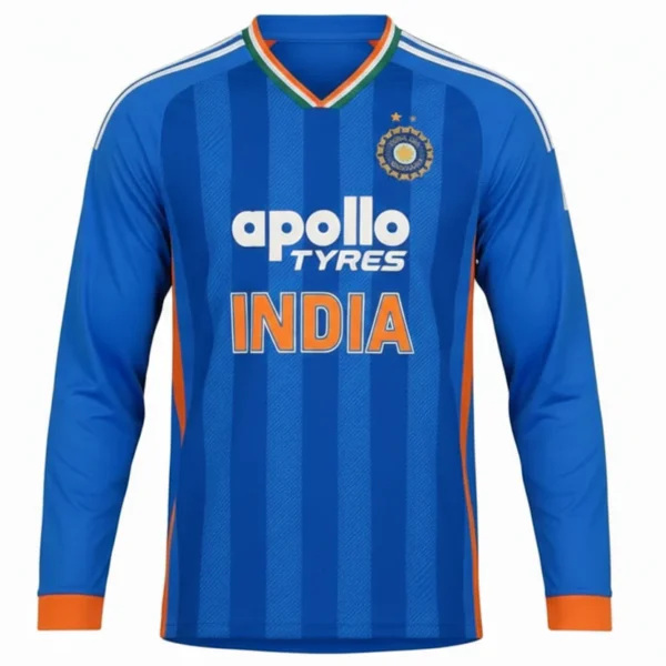 indian cricket team full sleeves jersey
