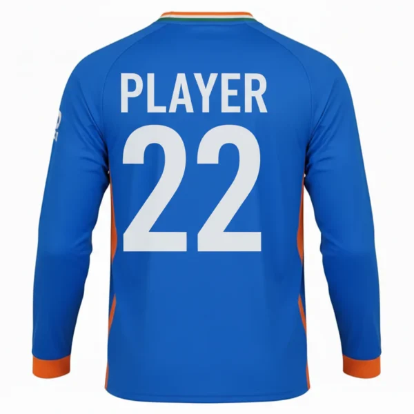 indian cricket team full sleeves jersey
