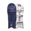 whitedot navy blue cricket batting pads