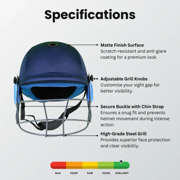 nova sm cricket helmet