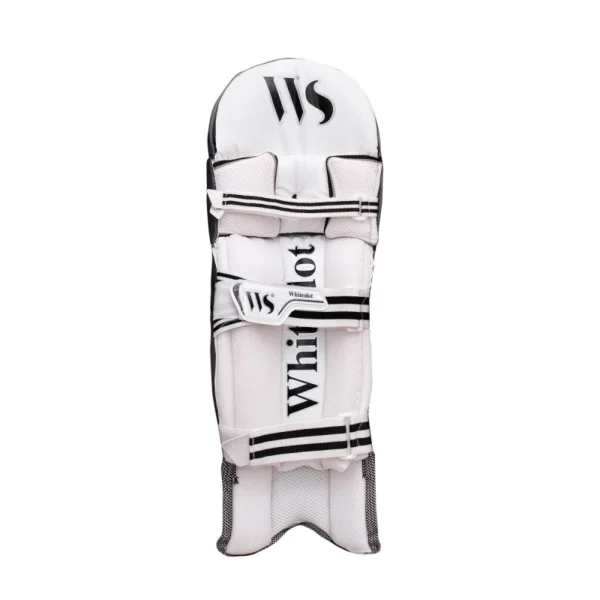 whitedot navy blue cricket batting pads