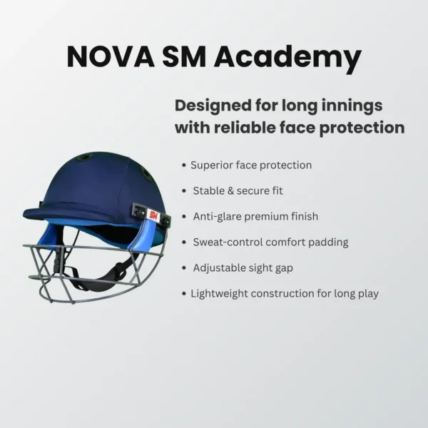 nova sm cricket helmet