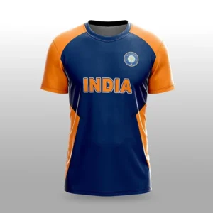 orange india world cup jersey