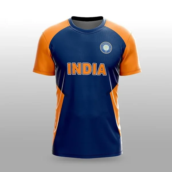 orange india world cup jersey