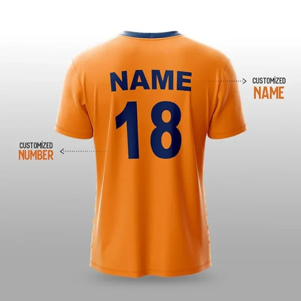 orange india world cup jersey