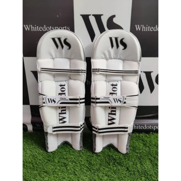 whitedot cricket batting pads
