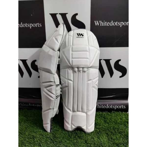whitedot cricket batting pads