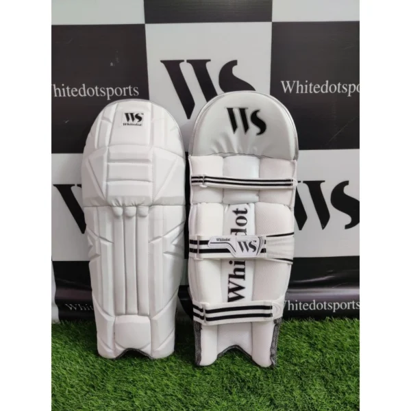 whitedot cricket batting pads