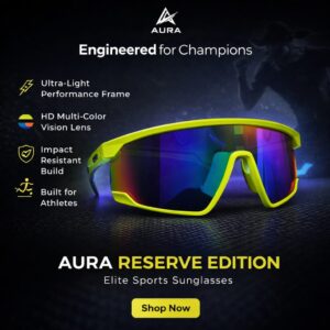 aura reserve edition sports sunglasses for men