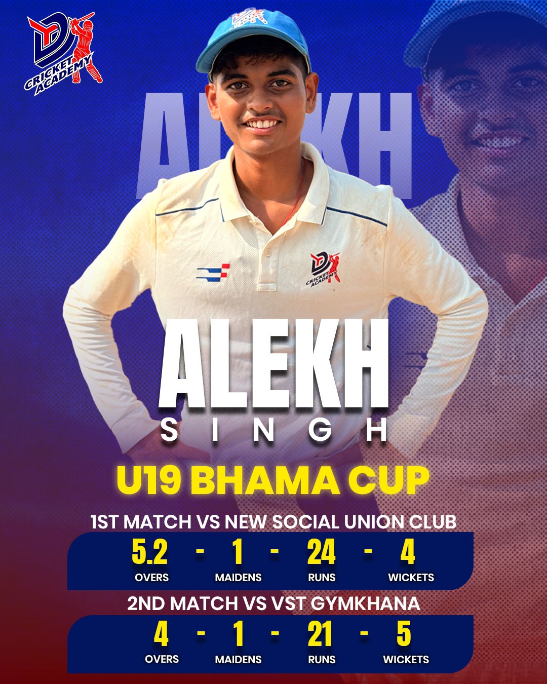 alekh singh dy cricket academy