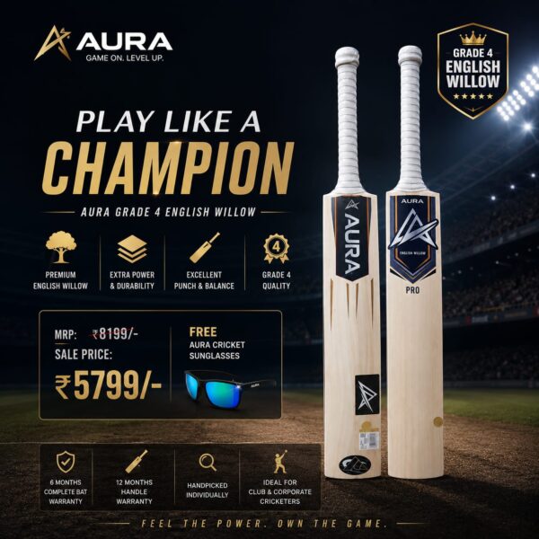 aura cricket bats online