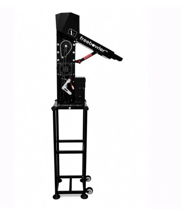Freebowler Superthrower Automated Pro FS2 PRO PLUS Arm Simulated Portable Cricket Bowling Machine Auto Feeder Speed Control Line Length Adjustable Battery Backup