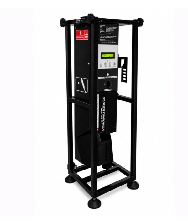 Freebowler Superthrower Automated Pro FS2 PRO PLUS Arm Simulated Portable Cricket Bowling Machine Auto Feeder Speed Control Line Length Adjustable Battery Backup